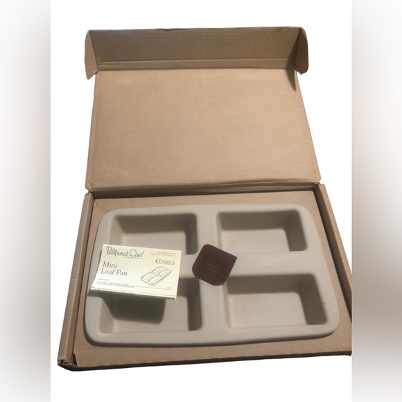 The Pampered Chef Kitchen Pampered Chef Mini Loaf Pan 418 Retired